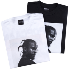 Popcaan Forever Cover Tee - White