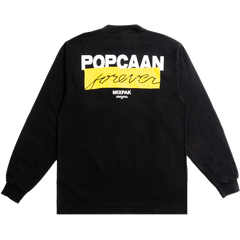 Popcaan Firm and Strong L/S - Black