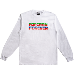 Popcaan Forever Text L/S - White