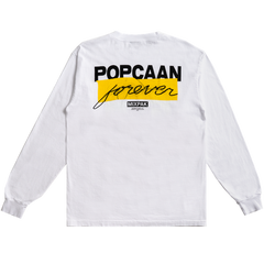 Popcaan Firm and Strong L/S - White