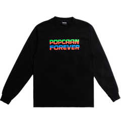 Popcaan Forever Text L/S - Black